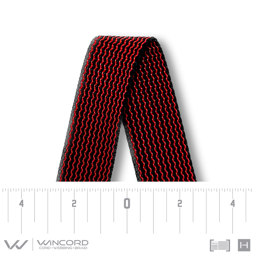 FLAT WOVEN | #3101 | BLACK/RED