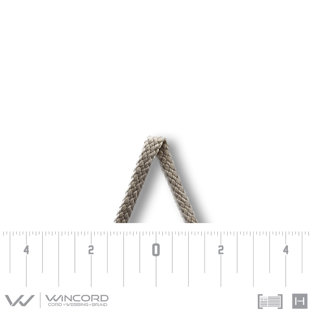 FLAT TUBULAR BRAID | #240 | BONE