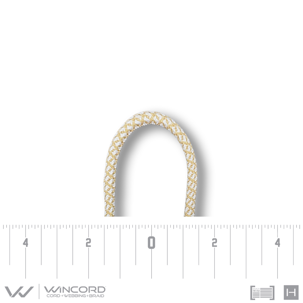 ROUND HONEYCOMB BRAID | #247 | IVORY/SINATRA SAND
