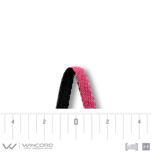 REVERSIBLE BRAID | #2588 | BLACK/NEON PINK