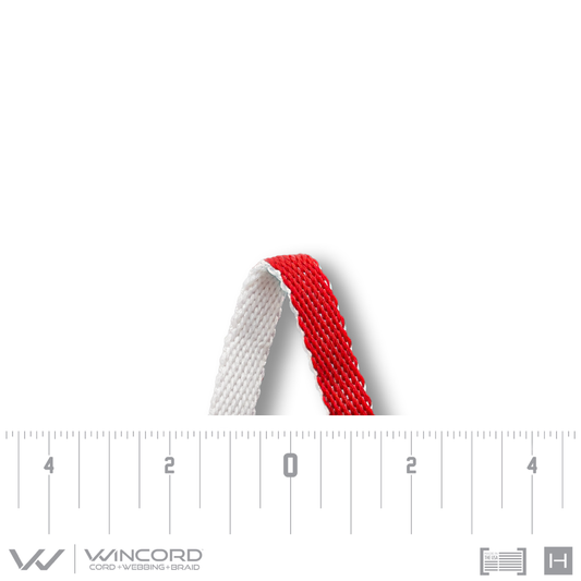 REVERSIBLE BRAID | #2588 | RED/WHITE