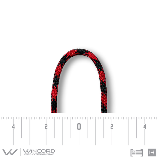 550 PARACORD | #550 | RED/BLACK LUMBERJACK