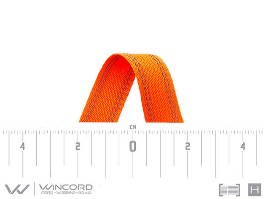 WINCORD® PRESTIGE DOUBLE REFLECTIVE WEBBING / TAPE | LARGE | 20 MM | .75 IN