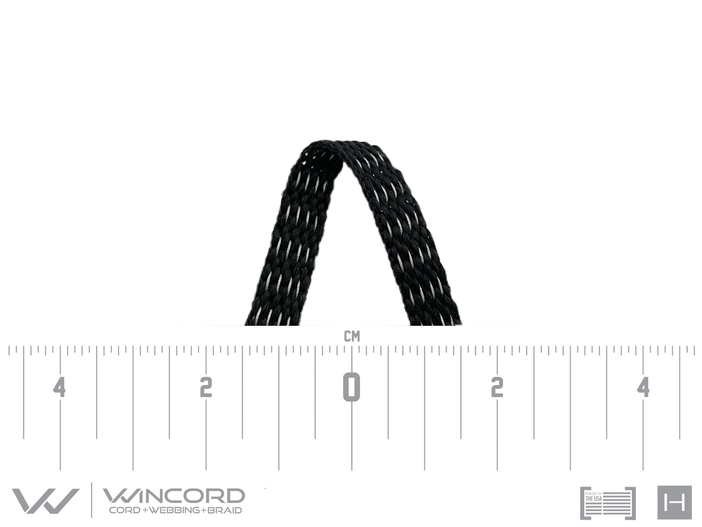 WINCORD® DOUBLE REFLECTIVE WEBBING /TAPE | SMALL | 8 MM | 0.4 IN