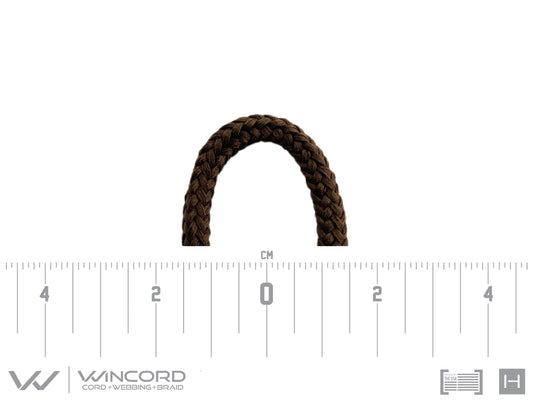 BASKETWEAVE ROUND BRAID | #333 | BROWN