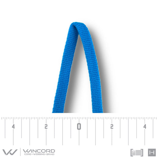 FLEXON™ FLAT TUBULAR WEAVE | #201 | NEON BLUE