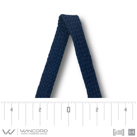 FLAT TUBULAR BRAID | #991 | NAVY