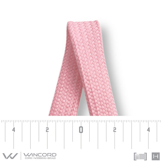 FLAT TUBULAR BRAID | #10074 | PRESLEY PINK