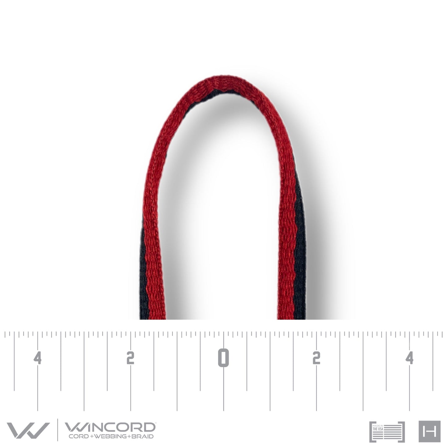 OVAL WOVEN | #1150 | RED/BLACK STRIPE