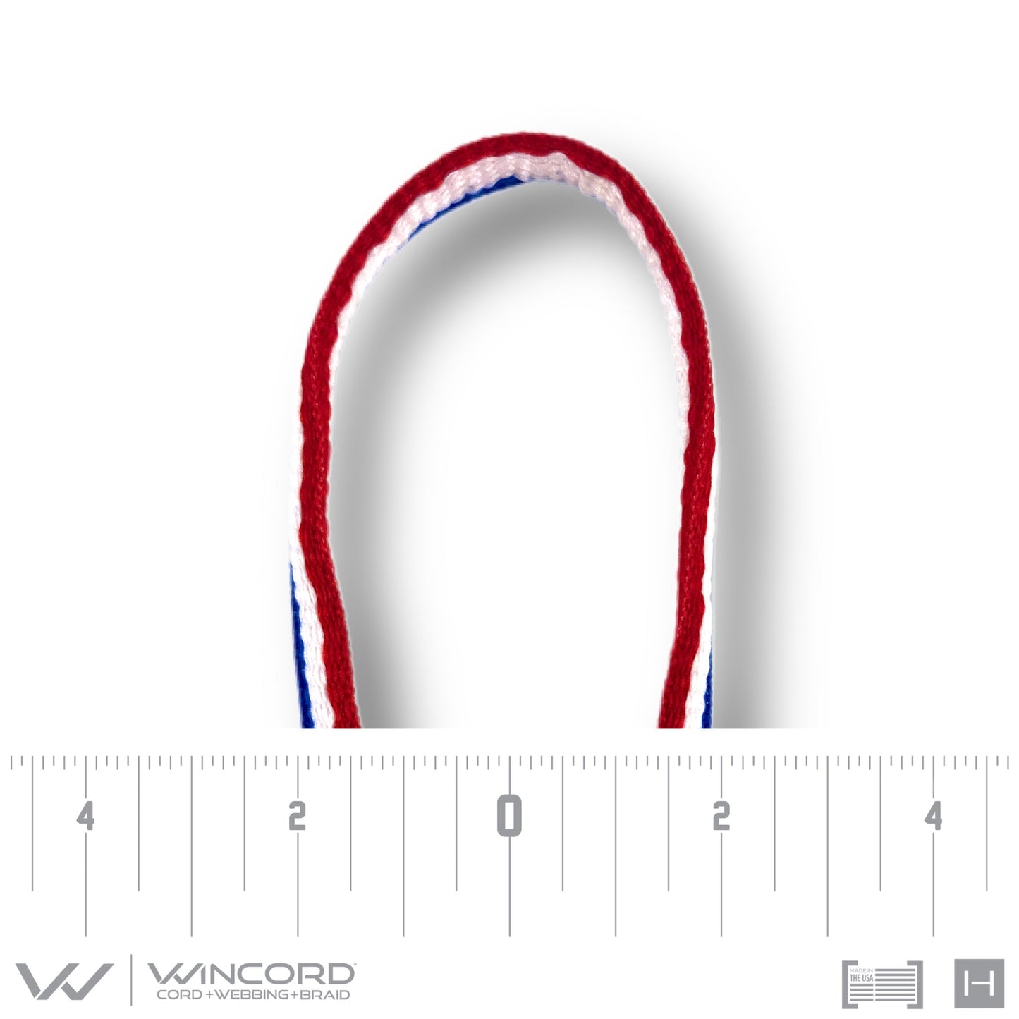 OVAL WOVEN | #1150 | RED/WHITE/ROYAL BLUE STRIPE